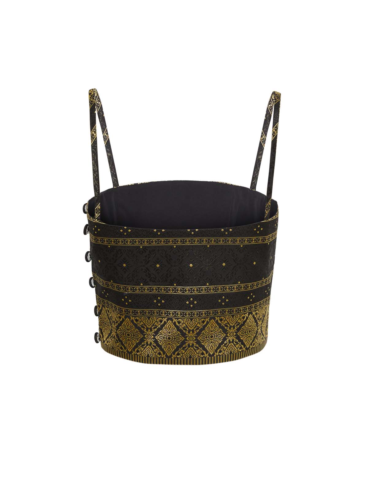 Mali Cami Top - Black Glamour