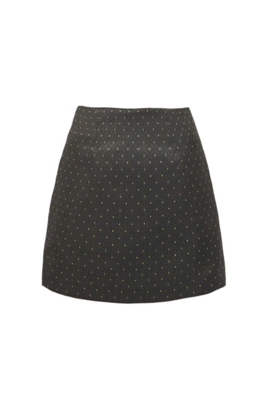 Malai Skirt - Black Flower
