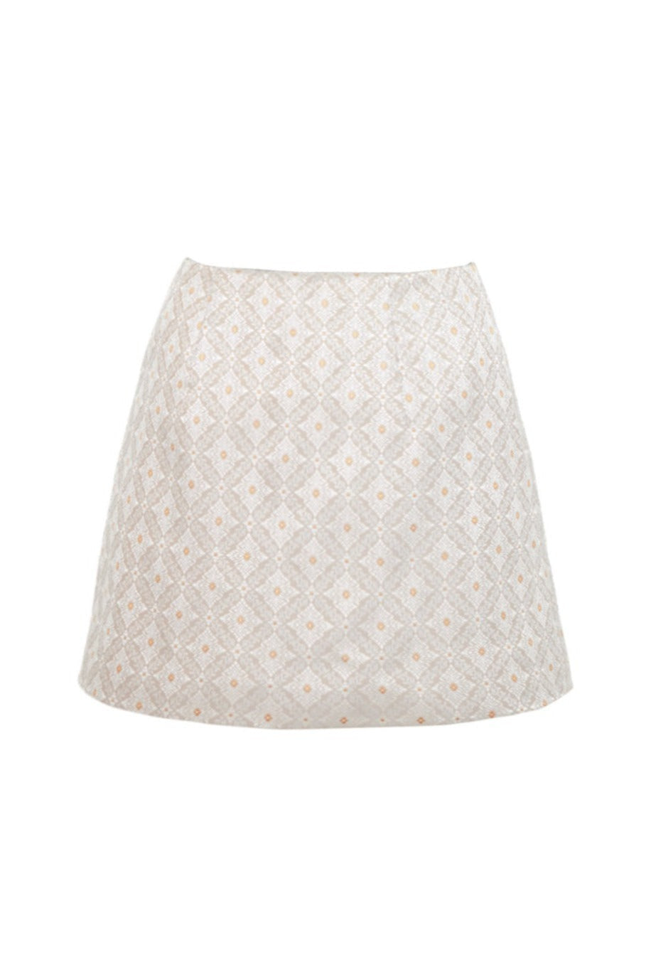 Malai Skirt - Silver Flower
