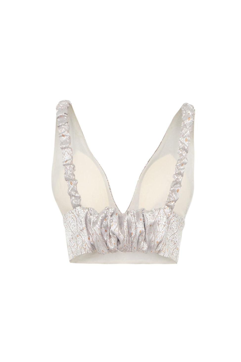 Dara Bralette - Silver Diamond